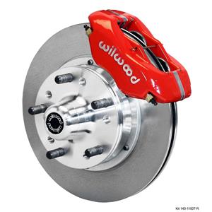 Wilwood 70-78 Camaro Firebird Front Disc Brake Kit 11" Plain Rotor Red Caliper
