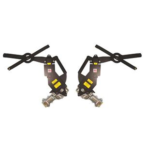 1947-1950 Chevy Truck Front Door Power Window Kit w Nostalgic Switches Console