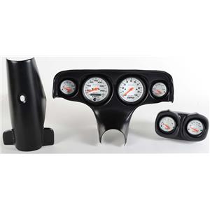 57 Bel Air Black Dash Carrier w/Auto Meter Phantom Electric Gauges