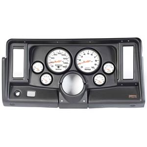 69-76 Nova Black Dash Carrier w/Auto Meter Phantom Electric 5" Gauges