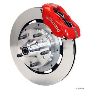 Wilwood 64-72 Chevelle A-Body Front Disc Big Brake Kit 12" Plain Rotor Red