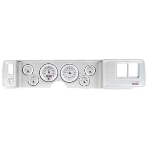 79-81 Camaro Silver Dash Carrier w/ Auto Meter Ultra Lite II Gauges