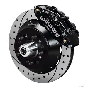 Wilwood 68-74 Nova X-Body Front Disc Big Brake Kit 13" Drilled Rotor Black