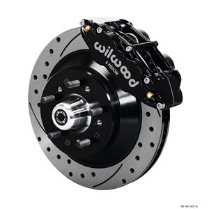 Wilwood 64-72 Chevelle A-Body Front Disc Big Brake Kit 13 Drill 1 pc Rotor Black