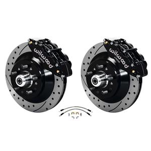 Wilwood 67-69 Camaro Firebird Front Disc Big Brake Kit Drilled 12" w/ Flex Hoses