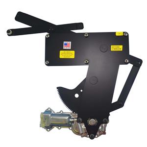 1932 Ford 3 Window Coupe Front Power Window Kit Black Switches for Console