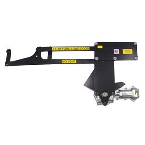 1941-1948 Ford 2Dr Sedan Front No Vent Power Window Kit w Black Switches Console