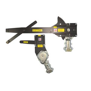 1955-1957 Convertible Front & Rear Power Window Kit w Nu-Cranks Switches Large