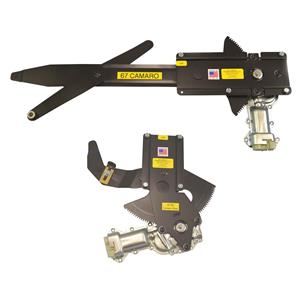 1967 GM Camaro Front & Rear Power Window Kit with Chrome Switches for Door