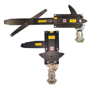 1968 GM Chevelle Front & Rear Power Window Kit with Chrome Switches for Console