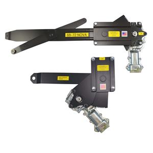 1968-1972 Nova 2DR Front & Rear Power Window Kit with Nostalgic Switches Console