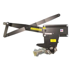 1969-1970 Ford Mustang Front Doors Power Window Kit with FTFG Switches Console