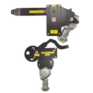 1971-1973 Ford Mustang Convertible Power Window Kit with Chrome Switches