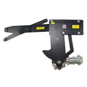 1973-1979 Nova 2DR Front Doors Power Window Kit with Nostalgic Switches for Door