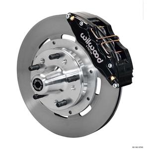 Wilwood Mopar B & E Body Front Disc Big Brake Kit 12" Plain Rotor Black Caliper