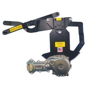 1960-1964 Ford 2DR Front Door Power Window Kit with Chrome Switches for Console