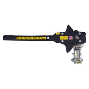 1960-1965 Ford Falcon Front Doors Power Window Kit with Chrome Switches for Door