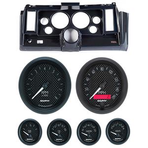 69 Camaro Carbon Dash Carrier w/ Auto Meter GT 5" Gauges
