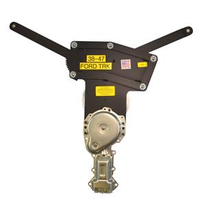 1938-1947 Ford Truck Front Doors Power Window Kit w Chrome Switches for Console