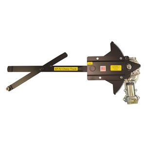 1967-1972 Chevy Truck Front Doors Power Window Kit w Nostalgic Switches Console