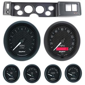 79-81 Camaro Black Dash Carrier w/ Auto Meter GT Gauges