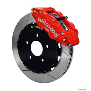 Wilwood 97-04 C5 Corvette Front Disc Big Brake Kit 13" Plain Rotor Red Caliper