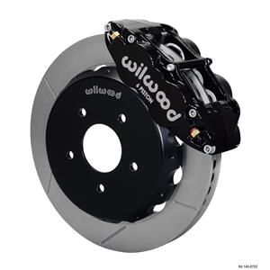Wilwood 04-06 GTO Front Disc Big Brake Kit 13.06" Plain Rotor Black Caliper
