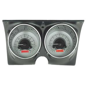 1967 Chevy Camaro w/ Console Gauges VHX System, Satin Alloy Style F