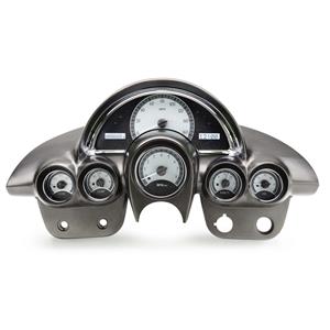 Dakota Digital 58-62 Chevy Corvette Analog Gauges Silver White VHX-58C-VET-S-W
