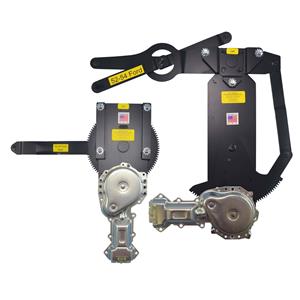 1952-1954 H-Top & Convert Front & Rear Power Window Kit w FTFG Switches Console