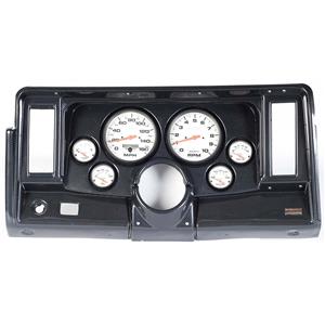 69-76 Nova Carbon Dash Carrier w/ Auto Meter Phantom Electric 5" Gauges