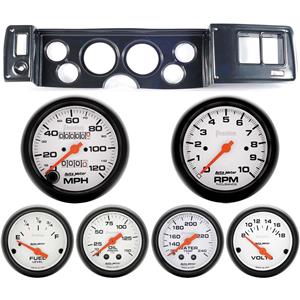 79-81 Camaro Carbon Dash Carrier w/Auto Meter Phantom Mechanical Gauges