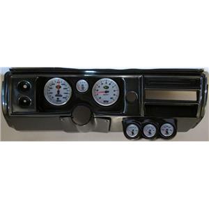 68 Chevelle Carbon Dash Carrier w/ Auto Meter 5" NV Gauges No Astro