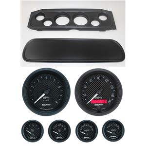 69-70 Cougar Black Dash Carrier w/ Auto Meter GT Gauges