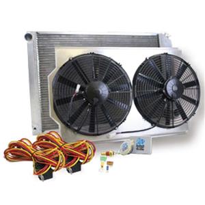 Griffin Radiator & Electric Fans GM A/F Body w/ LS Conv Manual Trans CU-00009-LS