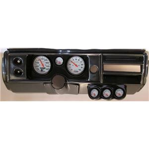 68 Chevelle Carbon Dash Carrier Auto Meter 5" Phantom Electric Gauges No Astro