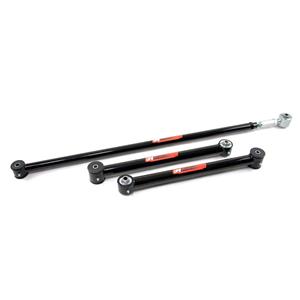 UMI Performance 203337-B GM F-Body Low Rear Control Arms & Panhard Bar Kit w/ Poly / Roto Joints -B
