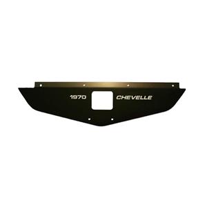 71 Chevelle Radiator Show Filler Panel Black Anodized Chevelle 71CH-02B