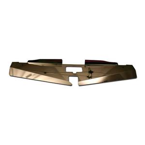 69-70 Mustang Radiator Show Filler Panel Polished 69MU-00P