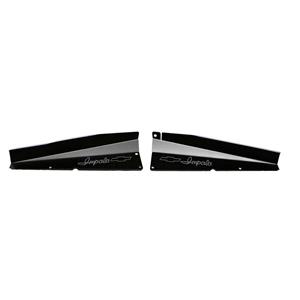 61 Impala Radiator Show Filler Panel Black Anodized Bowtie 61IM-03B