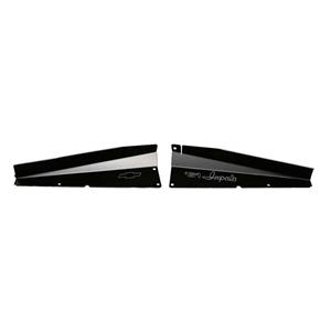 61 Impala Radiator Show Filler Panel Black Anodized Impala 61IM-02B