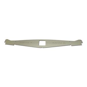 65-66 Impala Radiator Show Filler Panel Clear Anodized Bowtie 656IM-03C
