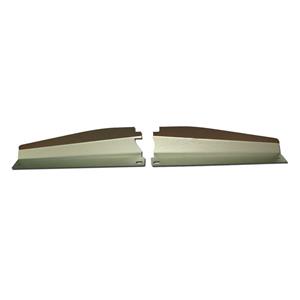 73-74 Nova Radiator Show Filler Panel Clear Anodized Heartbeat 734NO-06C