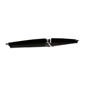 63-64 Nova Radiator Show Filler Panel Black Anodized no Engraving 634NO-00B