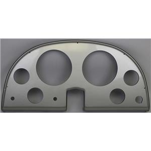 63-67 Corvette Silver Dash Carrier Panel for 5", 2-1/16" Gauges