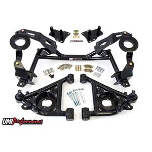 UMI 82-92 Camaro w/ LSX Tubular K-member A-arm Package Factory Springs BLK