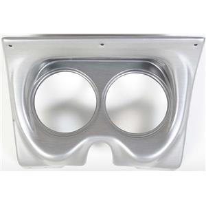 67 68 F Body Silver Dash Carrier Panel for 5" Gauges