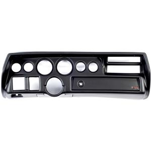 1970-1972 Chevelle Sweep Black Dash Carrier Panel for Aftermarket Gauges