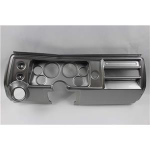 68 Chevelle Silver Dash Carrier Panel for 3-3/8" - 2-1/16" Gauges
