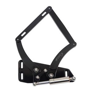 EMS BILLET ALUMINUM HOOD HINGES PAIR 67-70 MOPAR B BODY BLACK MS149-70BK